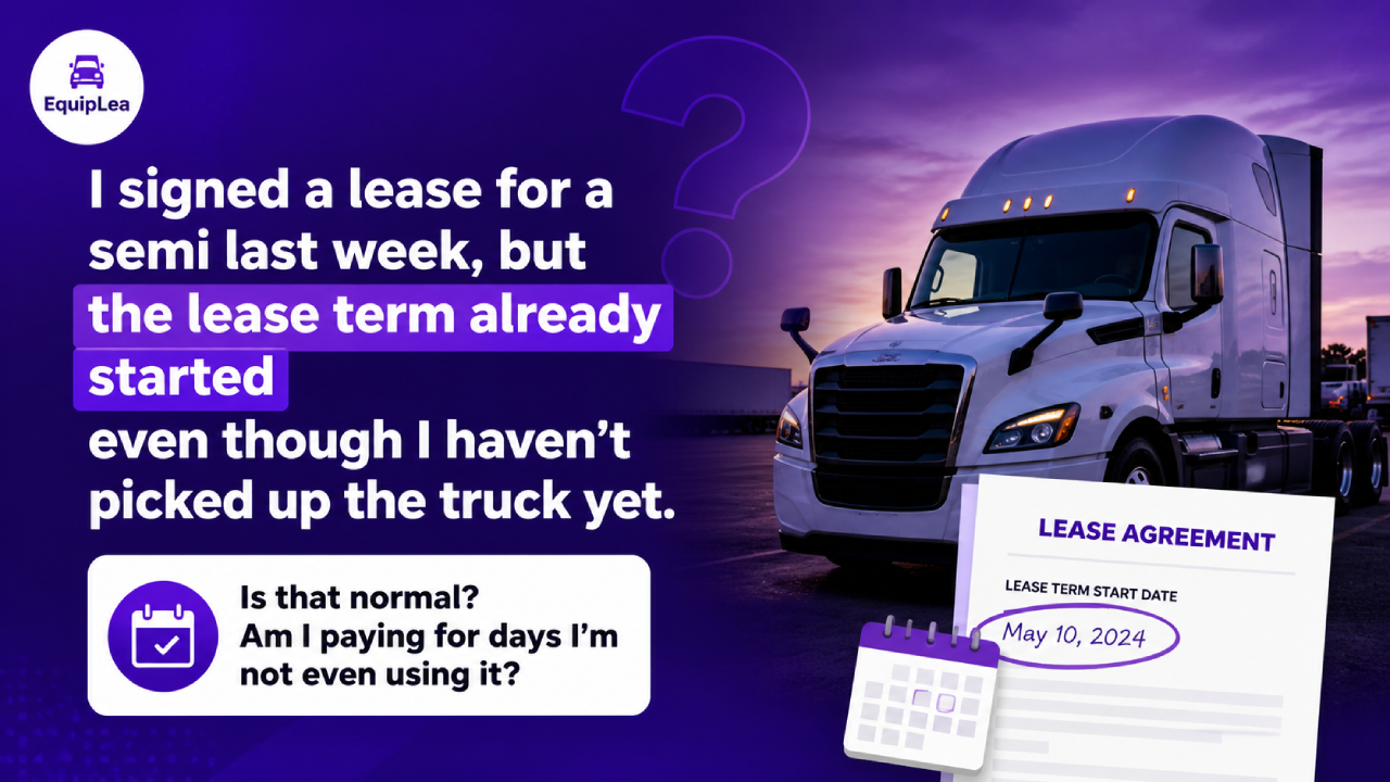 image for Lease Started Before Truck Pickup, What Brokers Must Do Immediately