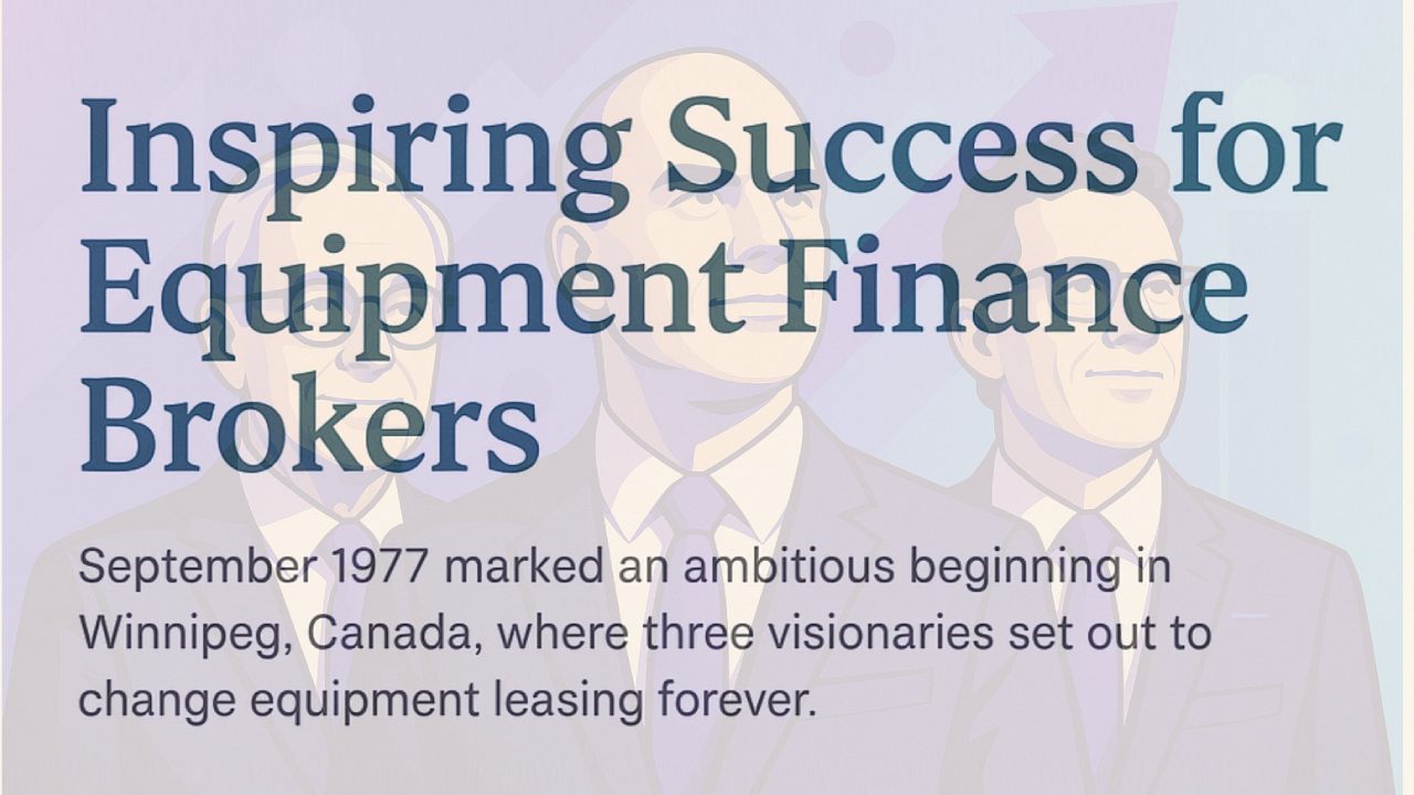 Founders of CWB National Leasing – Robert M. Chipman, Nick Logan, and Tom Pundyk